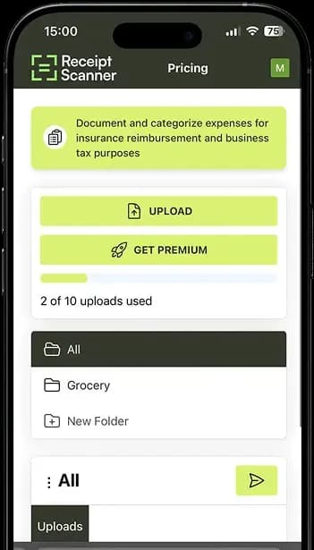 Receipt Scanner Mobile App